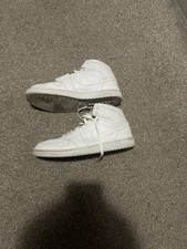 Jordan 1 Mid Triple White