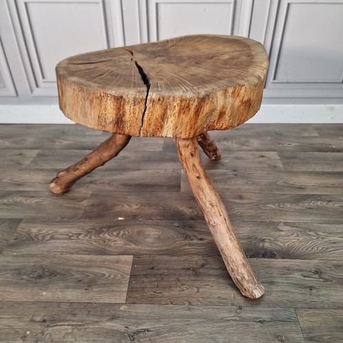 Rustic tree coffee table - table,