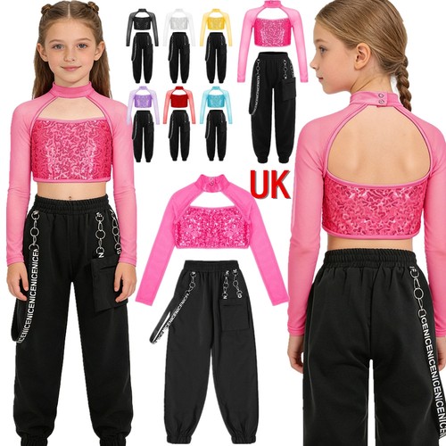 Girls sequins mock - uk,