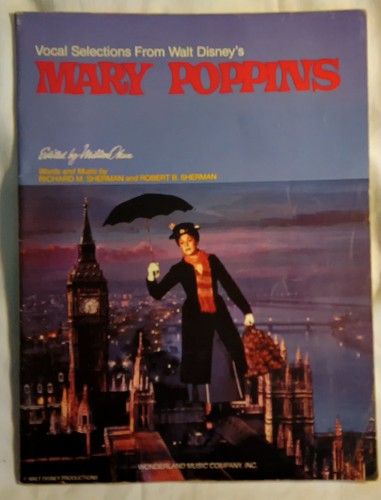 Mary poppins sheet music - mary, book