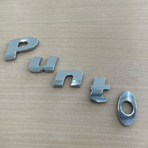 Punto chrome emblem metal - emblem,