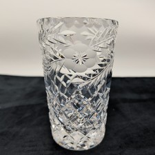 Tutbury crystal cylinder vase - tutbury,
