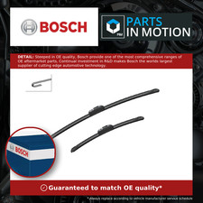 2x Wiper Blades (Pair) Flat /