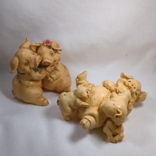 Pig figurine ornament - pig,