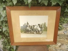 Fremlins Brewery Maidstone Kent. Heavy Horses Dray Cart Photograph In Oak Frame 