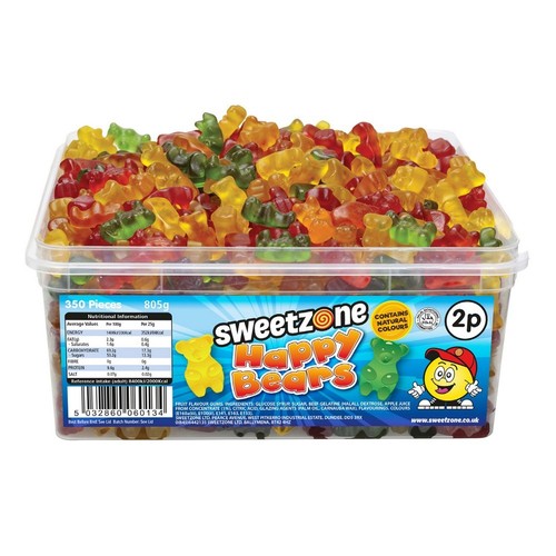 Happy bears 805g tub hmc - bears,