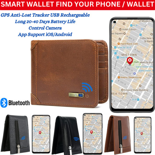 Mens smart wallet - wallet, anti-lost