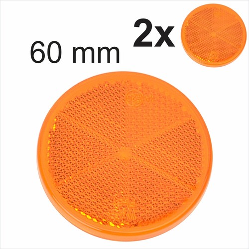60mm self adhesive amber - 60mm,