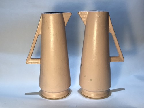 Pair art deco jugs - pair,