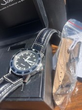 Sinn 104 St Sa I W Classic Pilot Watch Alligator Embossed Leather