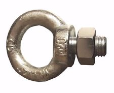 M6 M8 M10 M12 M16 M20 M22 M24 GALVANISED EYE BOLT WITH NUT LIFTING METRIC THREAD