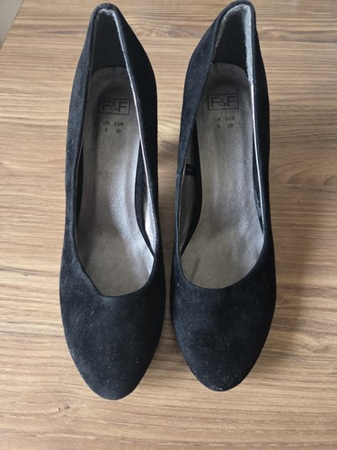 Women black heels - black, shoes