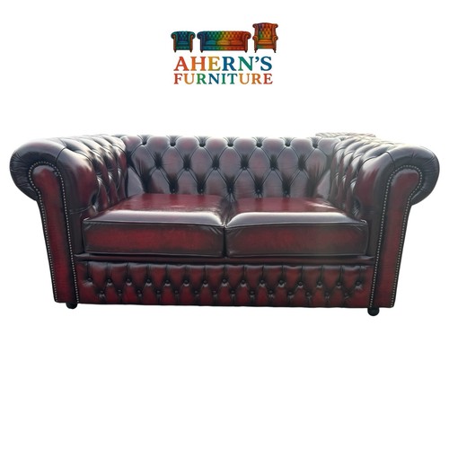 Sofas saxon oxblood leather - sofas, by