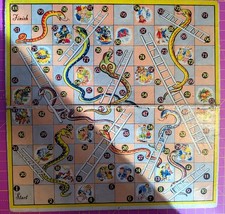 Snakes & Ladders vintage game