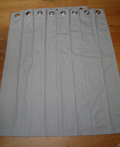 Dunelm light grey marl - grey, eyelet
