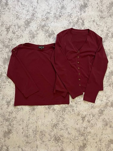 Agnes red 1 long sleeve - agnes, b