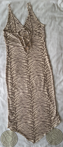 Holiday dress tiger stripe - tiger,
