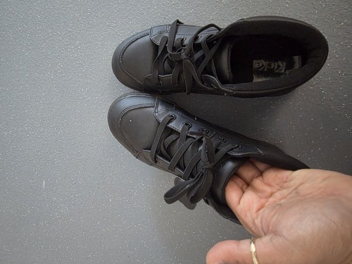 Kids leather high top school - leather,