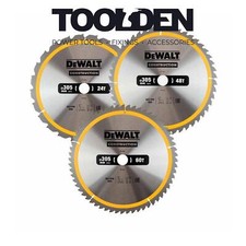 DeWalt DT1964 305 x 30mm 24T/48T/60T Construction Circular Saw Blade (Pack of 3)