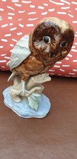 Pottery Owl 6 Inches Tall Ceramic Owl Figurine Ornament