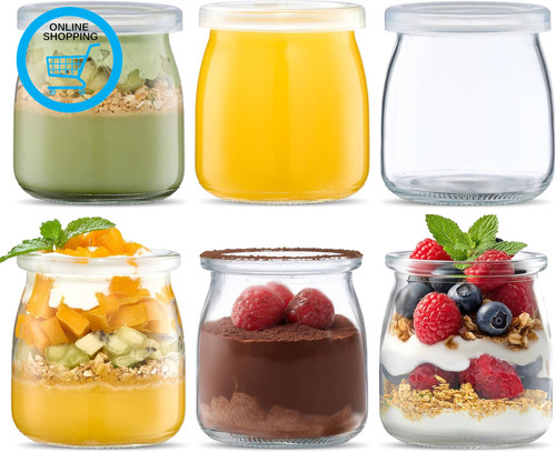 200ml yogurt pudding glass - 200ml,