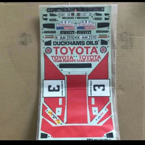 Tamiya celica decals - celica,