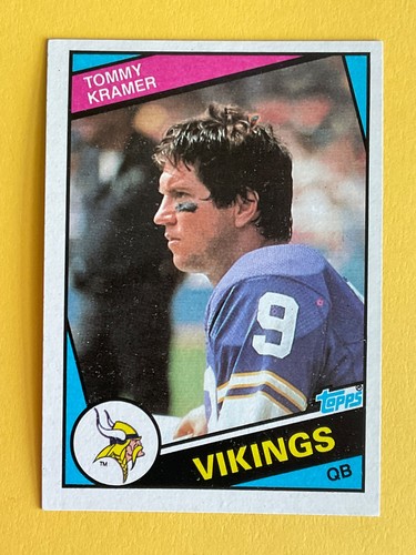 Tommy kramer 1984 topps - kramer,