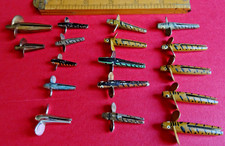 A NICE COLLECTION OF  EARLY PAINTED ANTIQUE SLOTTED DEVON MINNOW LURES + SIMILAR