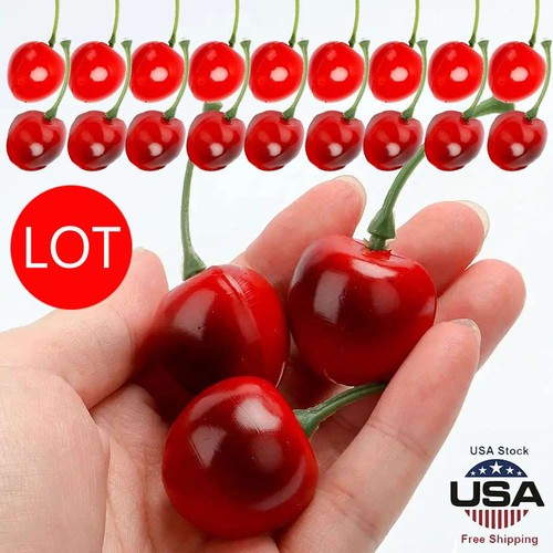 Lot artificial cherry fake - artificial,