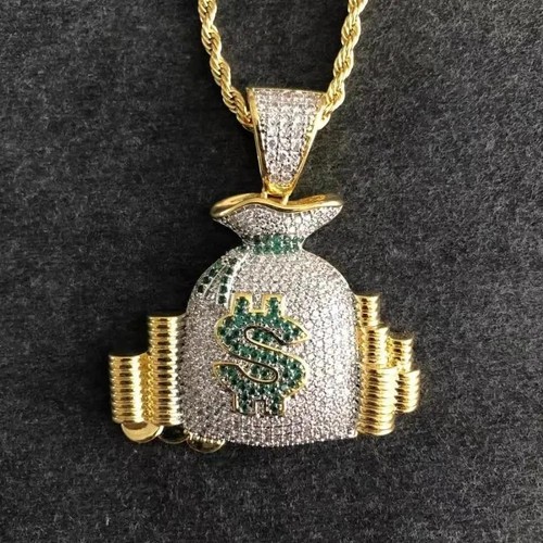 Hip hop jewelry iced gold - hop, pt