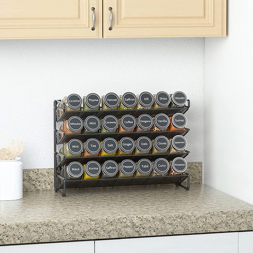 Spice rack kitchen 24pcs - rack,