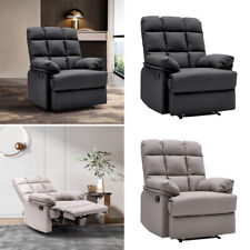 PU Leather Adjustable Sofa Bed Recliner Armchair Single Sofa Lounge Chair Luxury