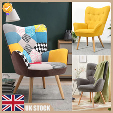 Patchwork Fabric Armchair