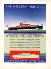 1933 STERLING ENGINE MOTORBOAT