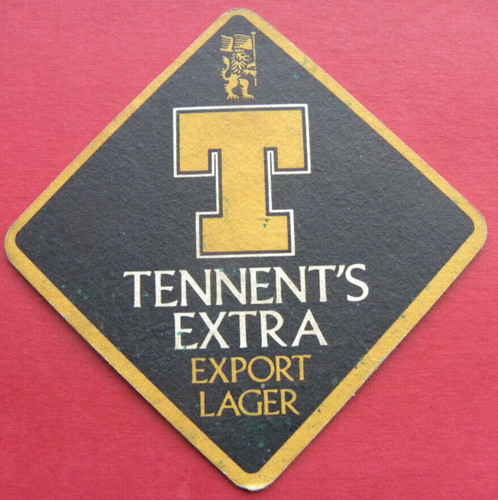 Tennents beer mat - tennents,