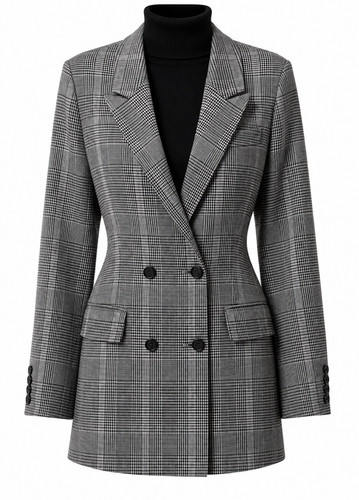 Nasty gal medium gray plaid - gal,