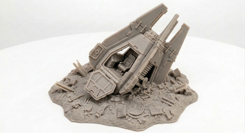 Crashed escape pod - crashed,