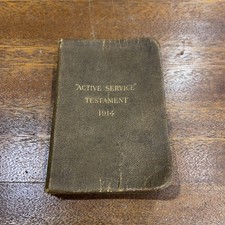 Active Service Testament 1914