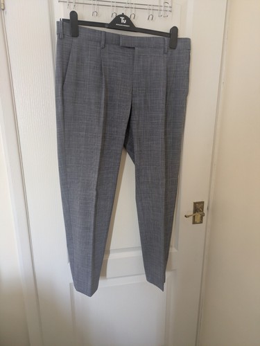 Grey mix pin check - pin/check, trousers