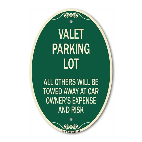 Valet parking only all - only,
