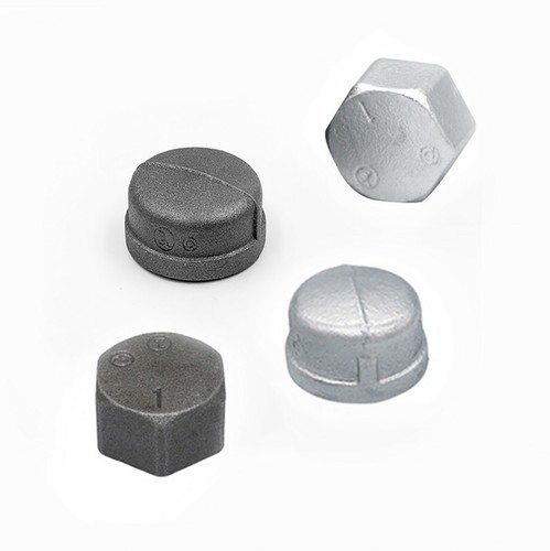 Hex and round caps - hex,