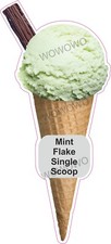 Ice cream van sticker Mint