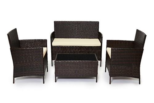 Rattan garden furniture set - furniture, 4