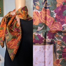 Vintage Thai Silk Floral