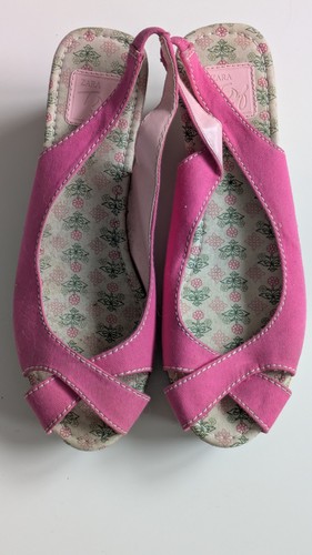 Zara lovely pink wedge sandal - pink,