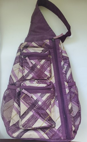 Thirty one purple plaid sling - thirty-one,