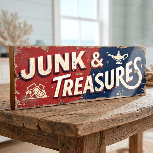 Junk treasures vintage - junk, &