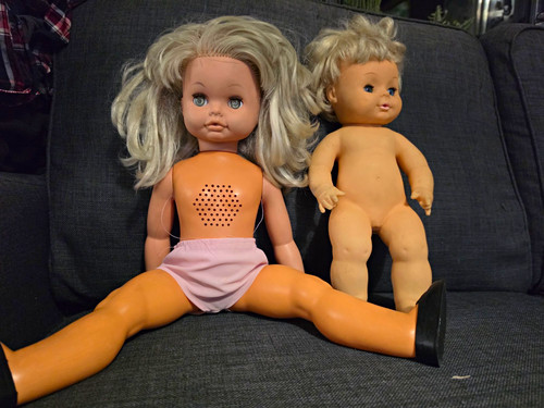 Vintage baby doll - doll, bundle