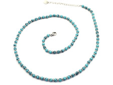 BEADED NECKLACE WITH TURQUOISE