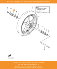 YAMAHA Cover, Hub Dust